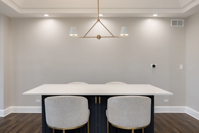 7 Loblolly Ct, Lemont, IL 60439 - dining space with dark wood finished floors and recessed lighting