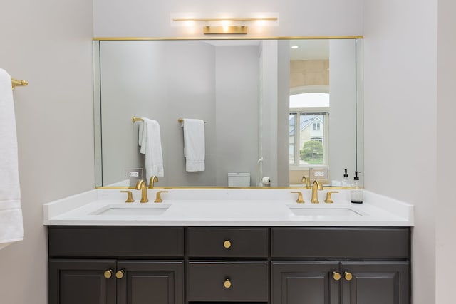 7 Loblolly Ct, Lemont, IL 60439 - bathroom with double vanity and toilet