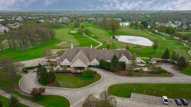 7 Loblolly Ct, Lemont, IL 60439 - aerial overview of property's location featuring a nearby body of water, a local golf course, and nearby suburban area
