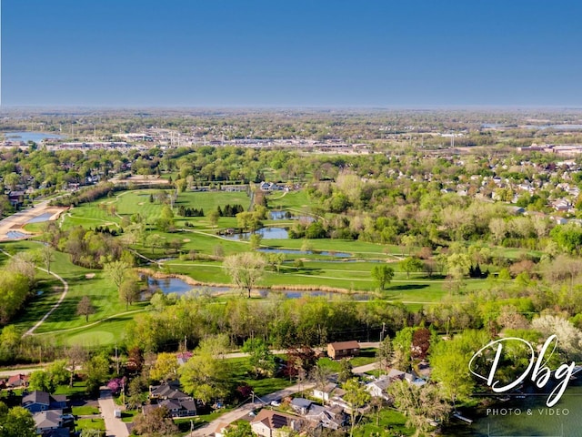 34119 N Hainesville Rd, Round Lake, IL 60073 - aerial view of residential area with a large body of water and a tree filled landscape