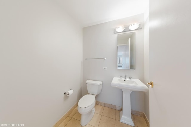 57 E Delaware Pl Unit 2901, Chicago, IL 60611 - bathroom with toilet and tile patterned floors