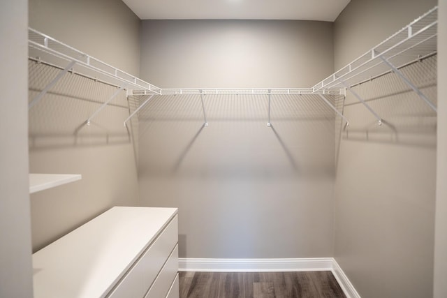 535 E Jefferson St Unit 2C, Bensenville, IL 60106 - spacious closet with dark wood-style floors