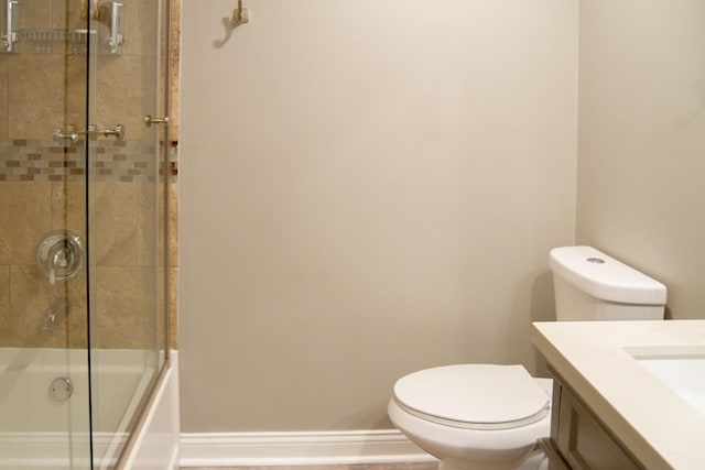 535 E Jefferson St Unit 2C, Bensenville, IL 60106 - full bath featuring vanity and bath / shower combo with glass door