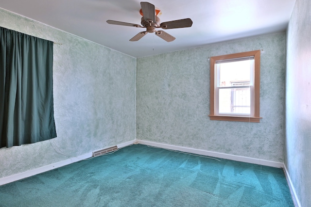 7931 W Metropole St, Elmwood Park, IL 60707 - unfurnished room featuring carpet flooring and ceiling fan