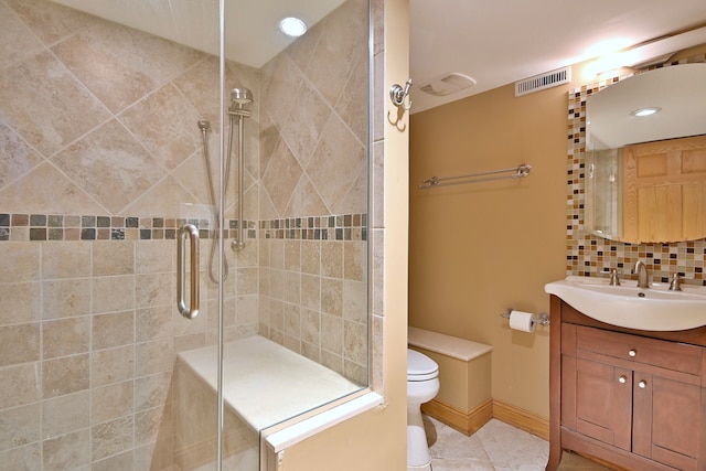 7931 W Metropole St, Elmwood Park, IL 60707 - bathroom featuring vanity, a shower stall, and tile patterned flooring