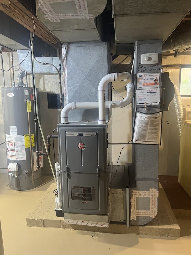 7931 W Metropole St, Elmwood Park, IL 60707 - utilities featuring gas water heater