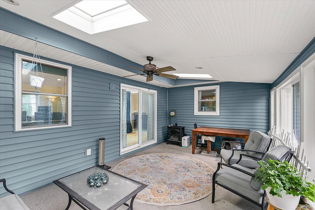 302 S Orr Dr, Normal, IL 61761 - view of patio / terrace with a ceiling fan and outdoor dining space