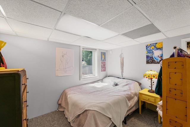 302 S Orr Dr, Normal, IL 61761 - bedroom featuring carpet floors and a paneled ceiling