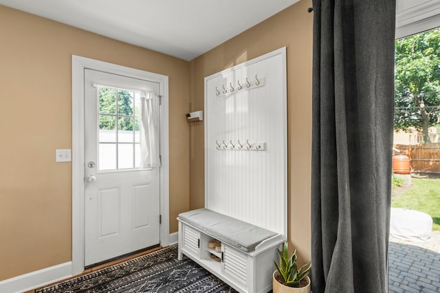 1341 S Sumner St, Wheaton, IL 60189 - mudroom featuring baseboards