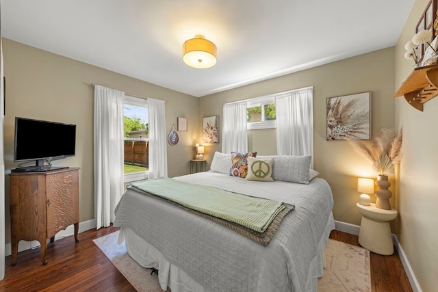 1341 S Sumner St, Wheaton, IL 60189 - bedroom with multiple windows and wood finished floors