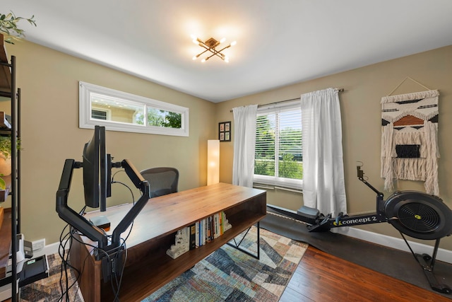1341 S Sumner St, Wheaton, IL 60189 - office space featuring wood finished floors and baseboards