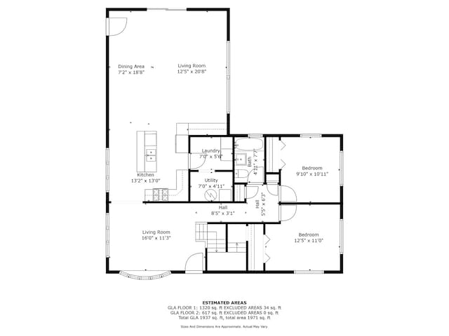 1341 S Sumner St, Wheaton, IL 60189 - view of property floor plan