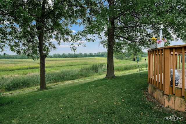 1306 Riverview Dr, Joliet, IL 60431 - view of grassy yard with a rural view
