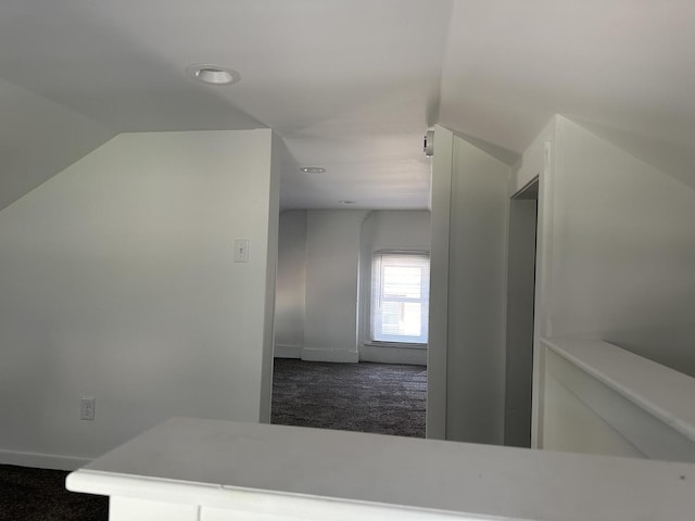 1453 S Oak Ave, Freeport, IL 61032 - staircase featuring carpet floors and baseboards