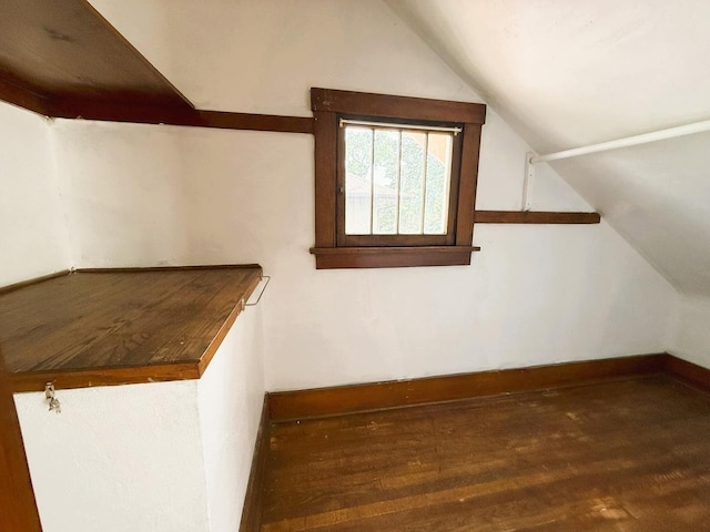 207 College Ave, Dixon, IL 61021 - additional living space featuring lofted ceiling and wood finished floors