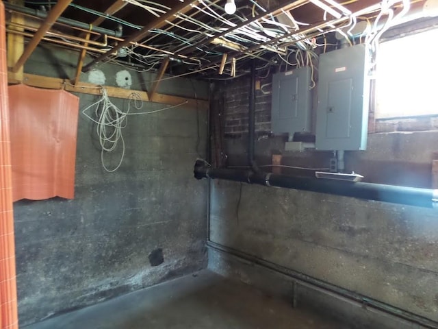 1201 Old Indian Town Rd, Henry, IL 61537 - basement with electric panel