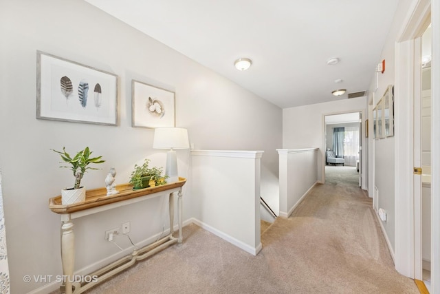 950 Genesee Dr, Naperville, IL 60563 - hall with an upstairs landing and carpet floors