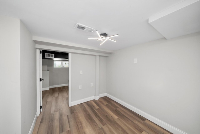 114 Maple St, Mchenry, IL 60051 - unfurnished bedroom with dark wood finished floors, a closet, and a ceiling fan
