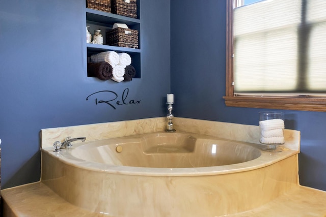 747 Warwick Ct, Carol Stream, IL 60188 - bathroom with a garden tub
