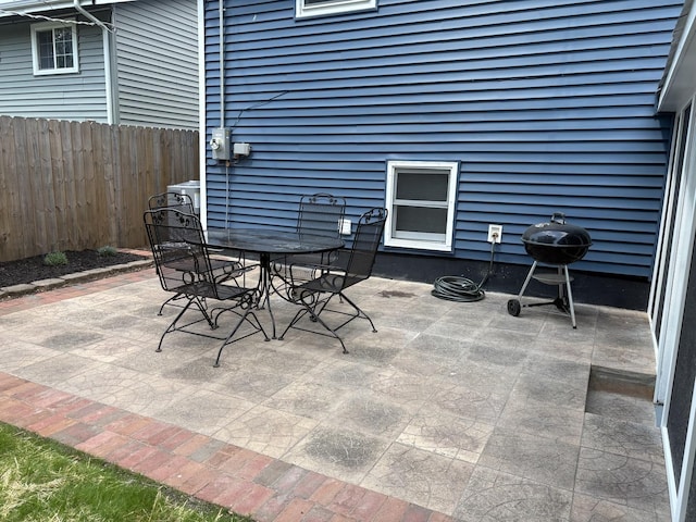 535 N Midlothian Rd, Mundelein, IL 60060 - view of patio featuring outdoor dining area and a grill