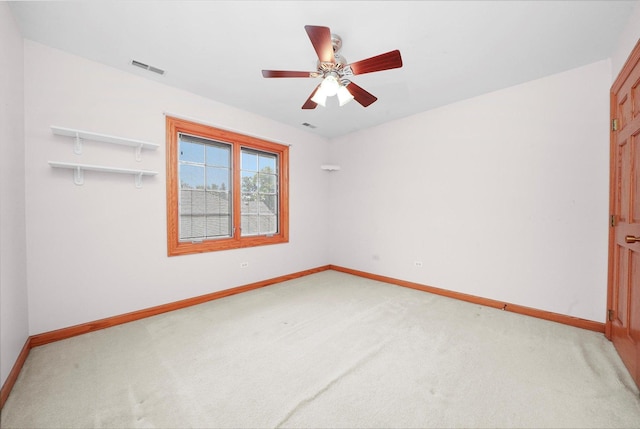 15501 116th Ct, Orland Park, IL 60467 - unfurnished room with light colored carpet and ceiling fan