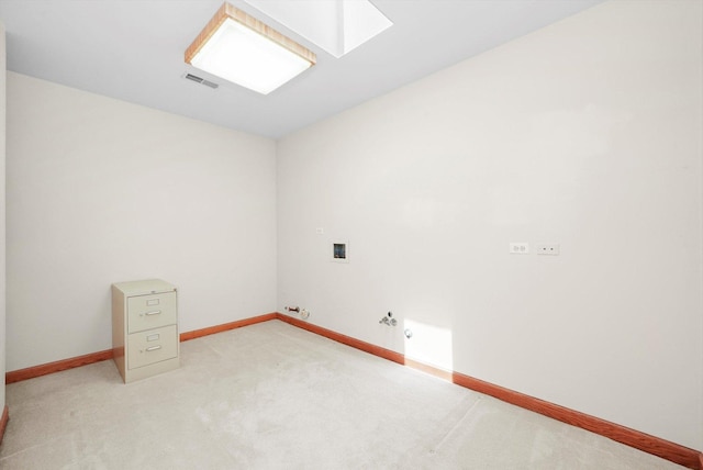 15501 116th Ct, Orland Park, IL 60467 - empty room featuring light colored carpet and a skylight