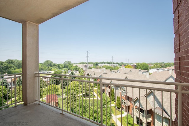 8440 Callie Ave Unit 410, Morton Grove, IL 60053 - view of balcony