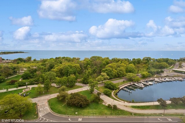 3550 N Lake Shore Dr Unit 1901, Chicago, IL 60657 - drone / aerial view of a nearby body of water