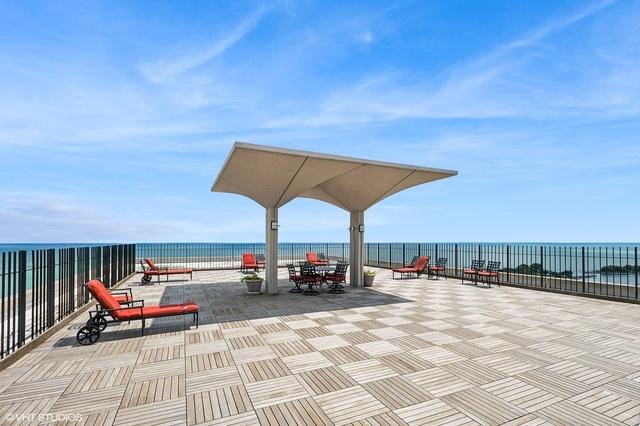 3550 N Lake Shore Dr Unit 1901, Chicago, IL 60657 - view of patio / terrace with a water view