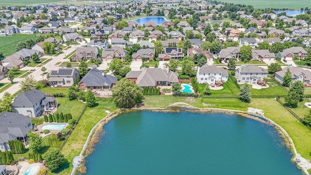 4905 Peifer Ln, Champaign, IL 61822 - aerial view of residential area featuring a nearby body of water