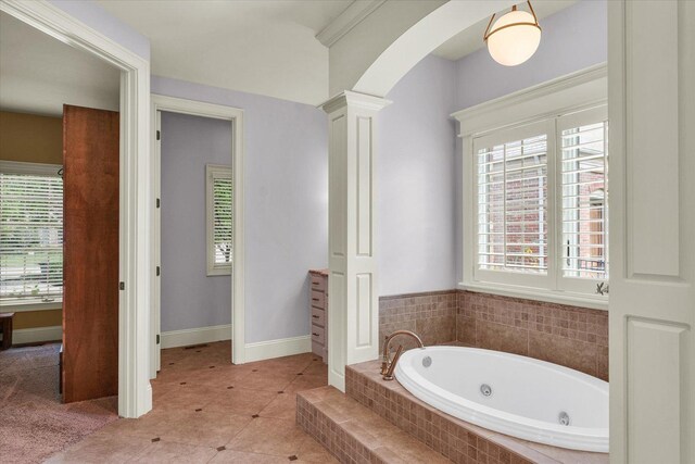 4905 Peifer Ln, Champaign, IL 61822 - office area with light carpet, crown molding, and recessed lighting