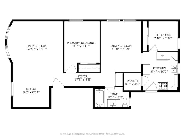 4503 N Ashland Ave Unit 2N, Chicago, IL 60640 - view of property floor plan