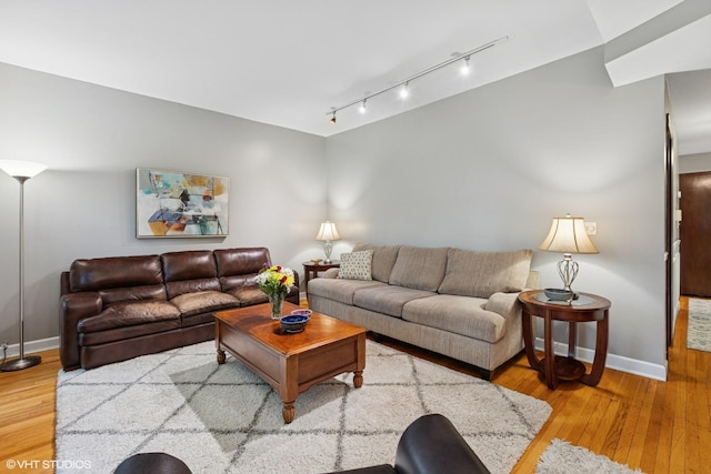 4503 N Ashland Ave Unit 2N, Chicago, IL 60640 - living room with rail lighting and wood finished floors