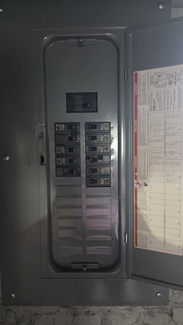 208 N Chestnut St, Aurora, IL 60506 - utility room with electric panel