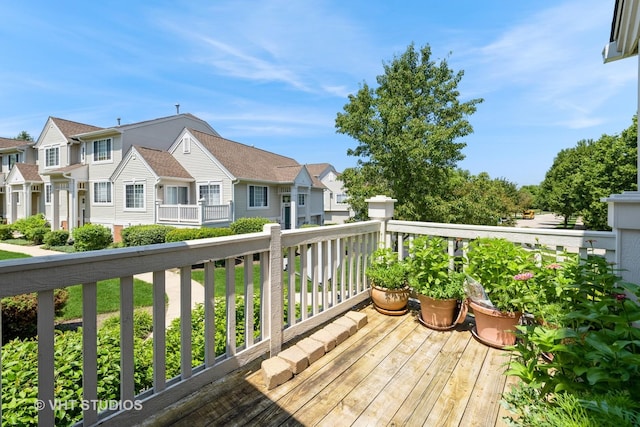 601 Cary Woods Cir Unit 601, Cary, IL 60013 - deck featuring a residential view