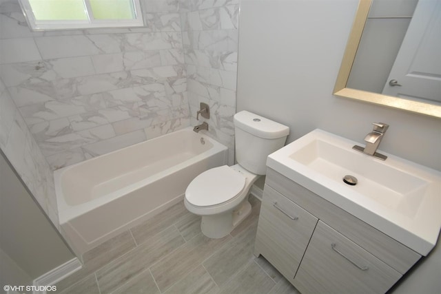 816 Blackhawk Dr, University Park, IL 60484 - full bathroom featuring vanity and bathtub / shower combination