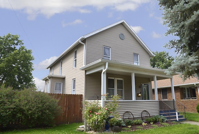 1107 W Lafayette St, Ottawa, IL 61350 - view of front facade featuring a porch