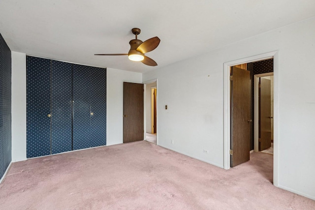 12 N Waterford Dr Unit 0, Schaumburg, IL 60194 - unfurnished bedroom featuring carpet flooring and ceiling fan