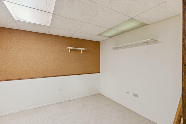 12 N Waterford Dr Unit 0, Schaumburg, IL 60194 - unfurnished room with a paneled ceiling and light floors