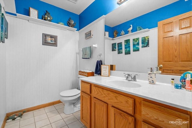 16260 W Mohawk Ct, Lockport, IL 60441 - bathroom with vanity and tile patterned flooring