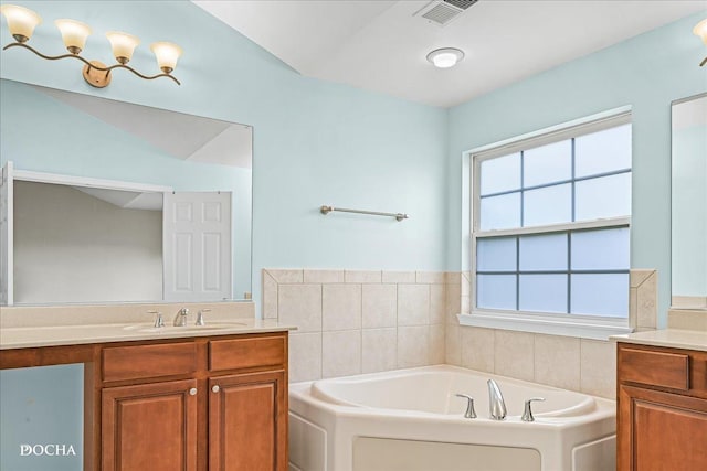 13311 Morning Mist Pl, Plainfield, IL 60585 - full bath featuring vanity and a bath