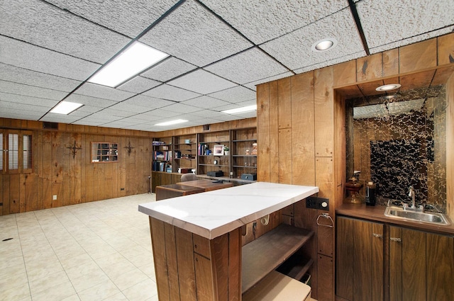 440 E Walnut St, Roselle, IL 60172 - indoor bar with wooden walls