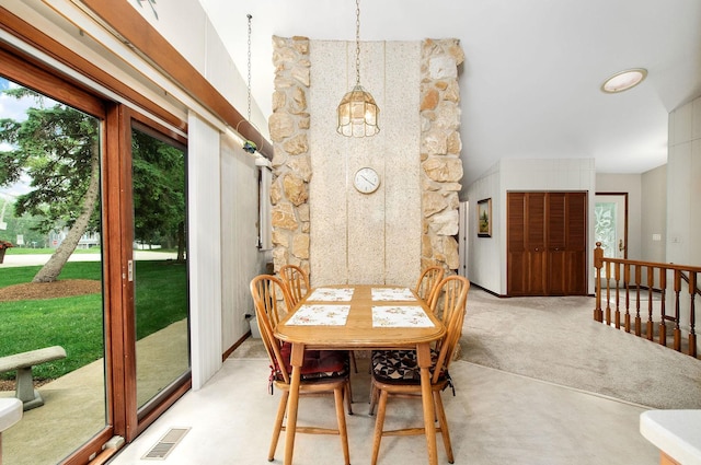 440 E Walnut St, Roselle, IL 60172 - dining space with a chandelier and a high ceiling