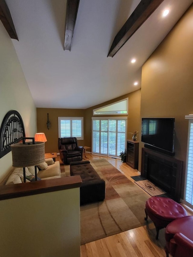 63 Lakewood Cir Unit 63, Saint Charles, IL 60174 - living room featuring wood finished floors and recessed lighting