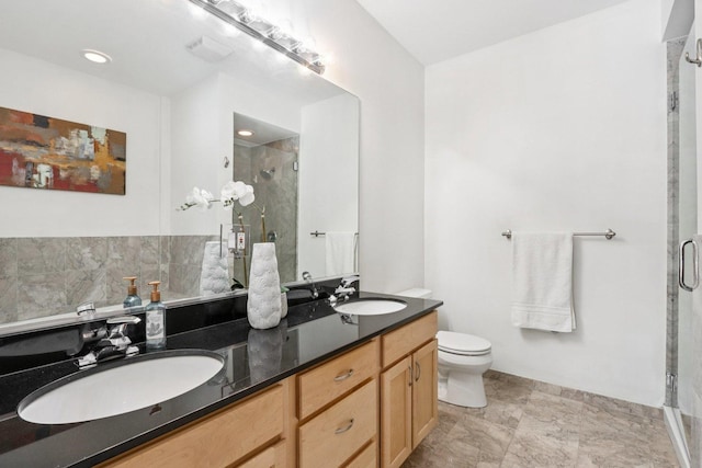 3522 N Fremont St Unit 2, Chicago, IL 60657 - full bath with a stall shower and double vanity