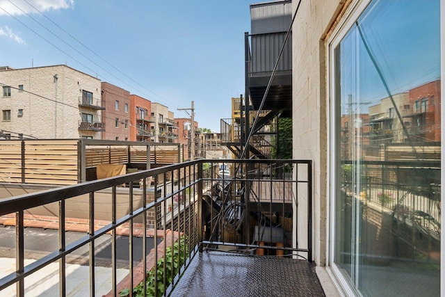 3522 N Fremont St Unit 2, Chicago, IL 60657 - balcony with stairway