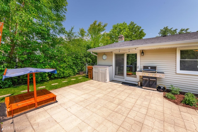 106 Grand Central Ln, Schaumburg, IL 60193 - view of patio / terrace with area for grilling