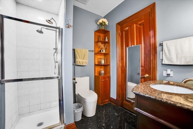 14695 Fox Hollow Ln, Lemont, IL 60439 - full bath with a shower stall and vanity