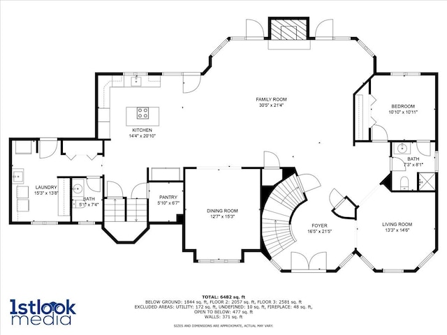 14695 Fox Hollow Ln, Lemont, IL 60439 - view of property floor plan