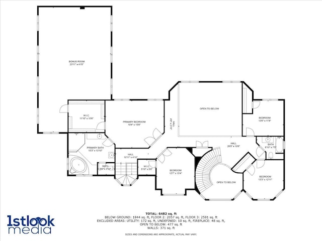 14695 Fox Hollow Ln, Lemont, IL 60439 - view of property floor plan